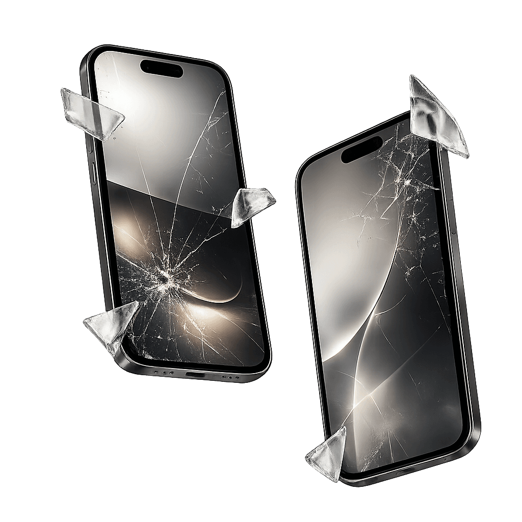 iPhones com tela quebrada — MultCell assistência especializada em Bom Jesus PI
